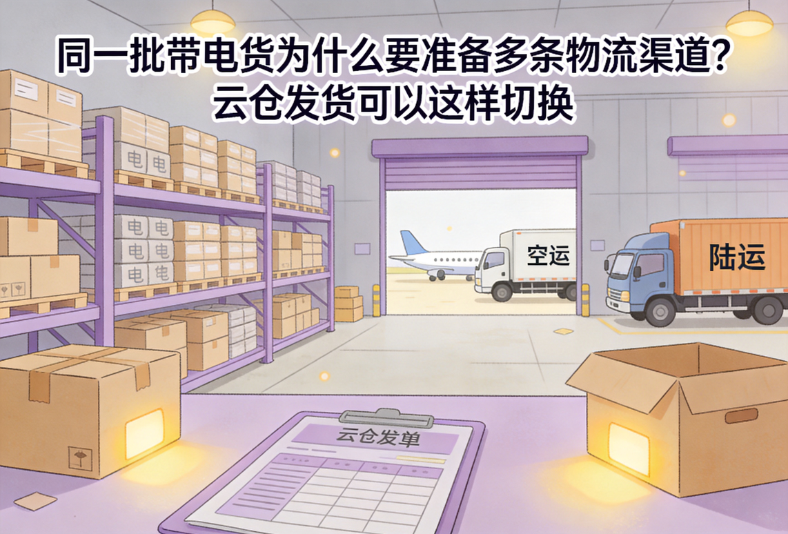 准备多条物流渠道